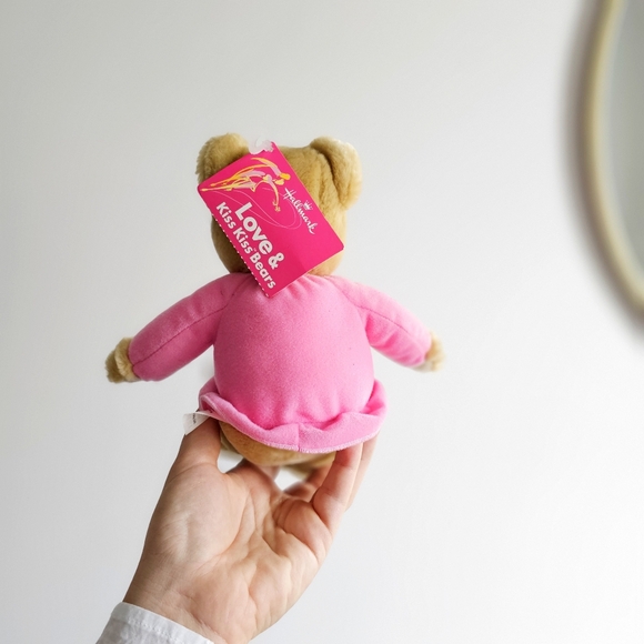 Vintage Hallmark "Love and Kiss" Magnetic Kissing Plush Bear 10" Valentines - Picture 4 of 11